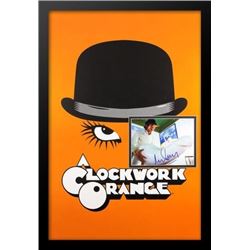Clockwork Orange Signed Photo in Movie Poster
