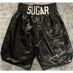 Signed Sugar Ray Boxing Trunks PSA