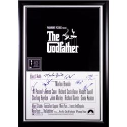 Godfather - Signed Movie Poster With Brando Signature