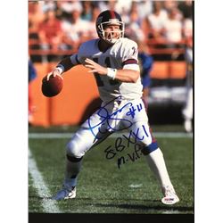 NY Giants Phil Simms signed Photograph 11x14