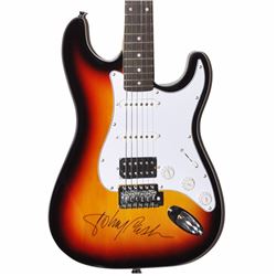 Johnny Cash signed guitar