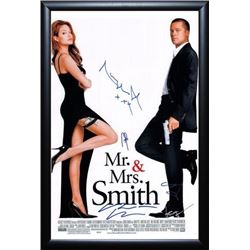 Mr. & Mrs. Smith Signed Movie Poster