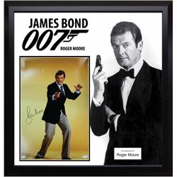 James Bond 007 Roger Moore Signed Photo
