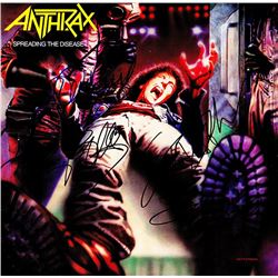 Anthrax Band Signed Spreading The Disease Album