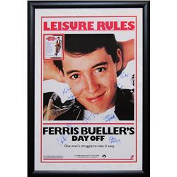 Ferris Bueller's Day Off Signed Movie Poster