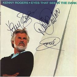 Kenny Rogers Eyes that See In the Dark signed Album
