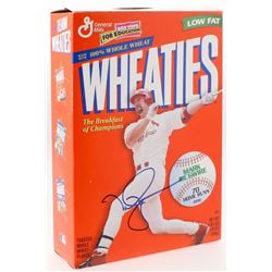 Signed Mcgwire Wheaties box JSA