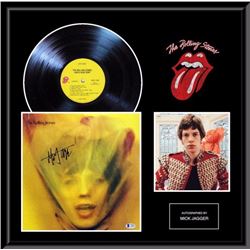 The Rolling Stones Goat Head Soup Signed Album Collage BAS