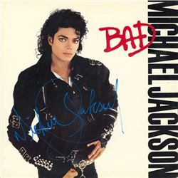 Michael Jackson Bad signed Album