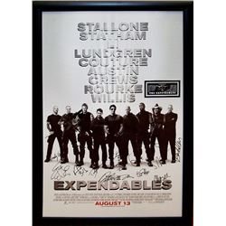 Expendables Signed Movie Poster