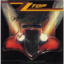 ZZ Top Eliminator signed Album