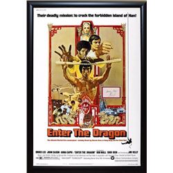 Enter The Dragon Signed Movie Poster