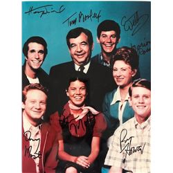 Autographed Happy Days cast photo 10x12