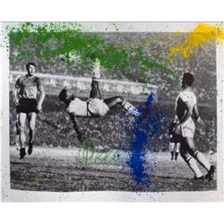 Mr Brainwash x Pele Collaborative Print