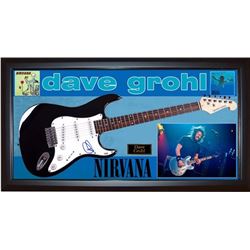 Nirvana signed guitar PSA