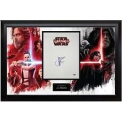 Signed Last Jedi screenplay collage