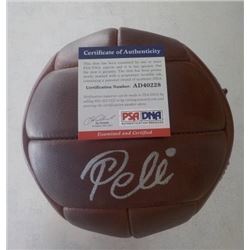 Pele signed Ball PSA