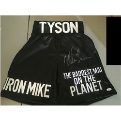 Signed Mike Tyson Boxing Trunks JSA