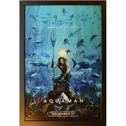 Aquaman Signed Movie Poster