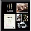 Image 1 : Narcos signed screenplay and photo collage BAS