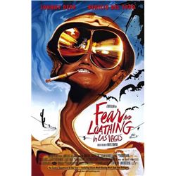 FEAR AND LOATHING IN LAS VEGAS Signed Movie Poster