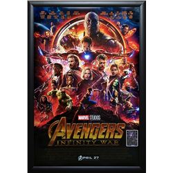 Avengers Infinity War Thanos Doom Signed Movie Poster