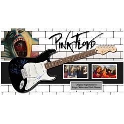 Pink Floyd signed guitar PSA