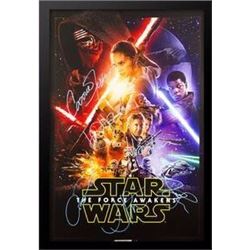 Star Wars The Force Awakens Signed Photo Collage PSA