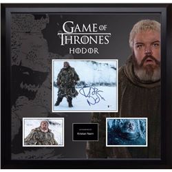 Game of Thrones Hodor Signed Photo and Collage BAS