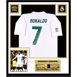 Cristiano Ronaldo Signed Jersey Photo Collage BAS