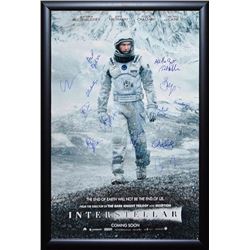 INTERSTELLAR Signed Movie Poster