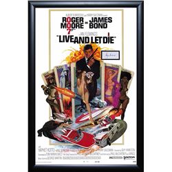 James Bond 007 Live & Let Die Signed Movie Poster