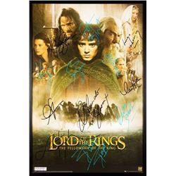 LORD OF THE RINGS Signed Movie Poster