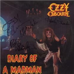 Ozzy Osbourne Diary Of A Madman signed Album