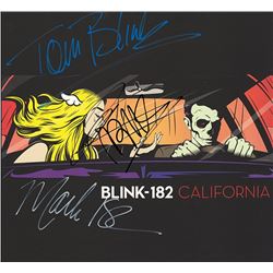 Blink 182 California signed Album