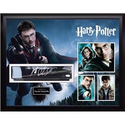 Harry Potter Signed Wand and Movie Collage