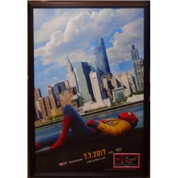 Spider-Man Homecoming Signed Movie Poster Wood Framed