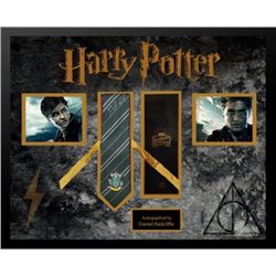 Harry Potter Signed Tie and Movie Collage BAS