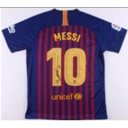 Lionel Messi Signed Barca jersey