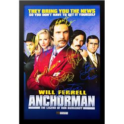 ANCHORMAN Signed Movie Poster