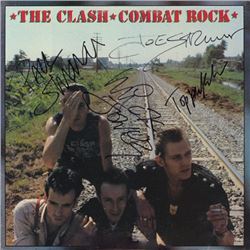 The Clash Combat Rock signed Album