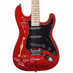Highwayman signed guitar