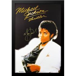 Michael Jackson "Thriller" Signed Poster