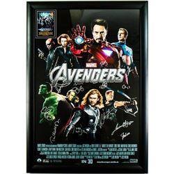 The Avengers Signed Movie Poster