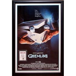 Gremlins Signed Movie Poster