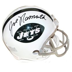 Joe Namath full size signed helmet