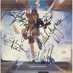 ACDC Blow Up Your Video signed Album