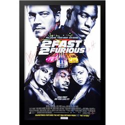 Fast and Furious 2 Fast 2 Furious Signed Movie Poster