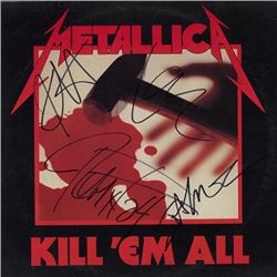 Metallica Kill 'Em All signed Album