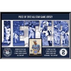 Derek Jeter signed baseball Jersey